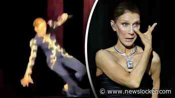 Beelden: hier valt Céline Dion op podium tijdens concert in Parijs