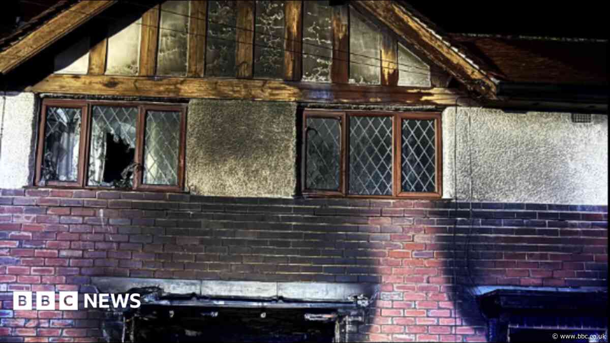 Two in hospital after escaping house fire