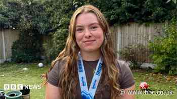 Woman who ‘could not run for 30 seconds’ completes half-Ironman