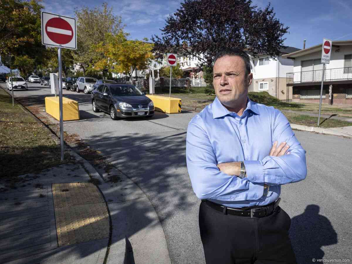 East Vancouver residents say barriers meant to calm traffic are creating 'chaos' instead