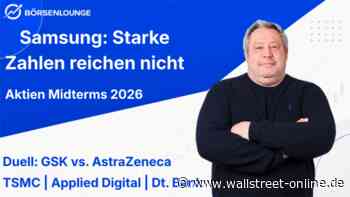 Midterm-Aktien: TSMC: Weiter stark | Applied Digital: Verlust steigt | Dt. Bank: Unter Druck