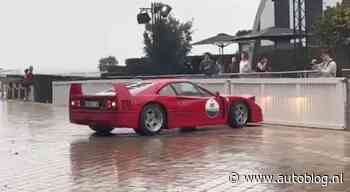 Ferrari F40 verandert Knokke in driftshow, en dat wordt niet gewaardeerd