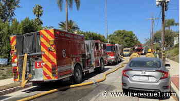 Refrigerant leak, flash fire injures 4 LAFD firefighters
