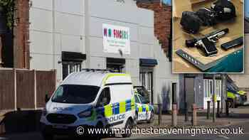 Gun and ammo found at Salford children's nursery as police descend and arrest two