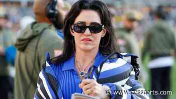 Colts owner Carlie Irsay-Gordon explains why she roams sidelines on game day, defends position