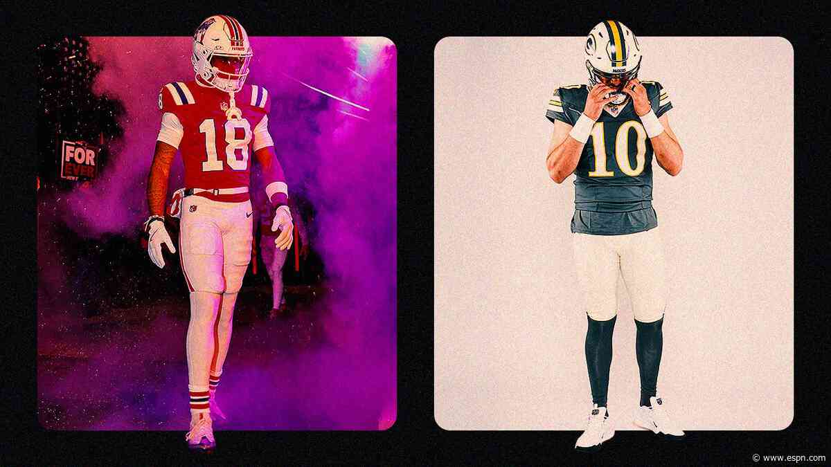 Packers' Rivalries look, Patriots' red 'Pat Patriot' headline NFL Week 5 uniforms