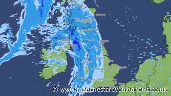 Exact time heavy rain forecast to hit Greater Manchester as 600-mile wall to sweep UK