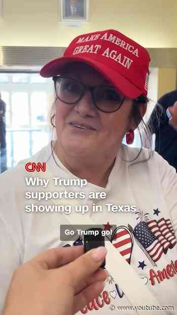 Why Trump supporters are showing up in Texas