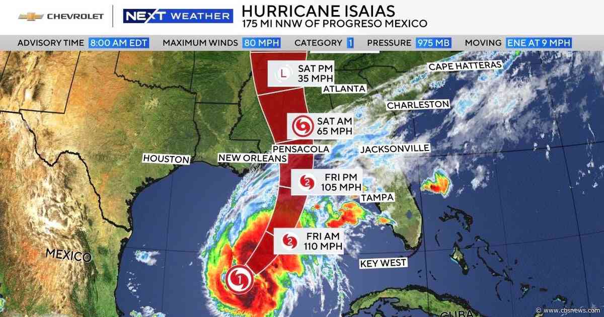 Hurricane Isaias could bring 40 mph gusts and 3 inches or more of rain to metro Atlanta