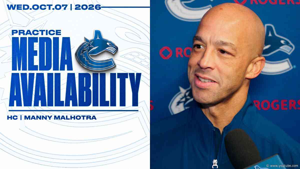 Head Coach Manny Malhotra Practice Media in Carolina (Oct 7 2026)