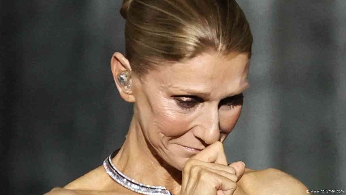 Celine Dion sparks fresh fears as she loses her balance on stage and forgets her own lyrics at Paris show
