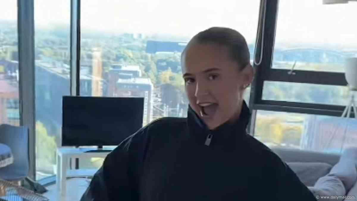 Molly-Mae Hague returns to her humble first flat in Manchester - and it's worlds away from the £4.8 million Cheshire mansion she now lives in