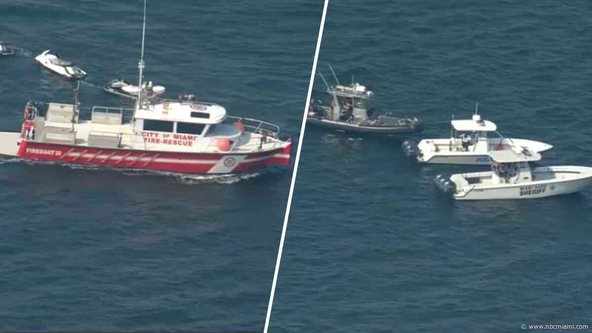Person reportedly missing from personal watercraft near Rickenbacker Causeway