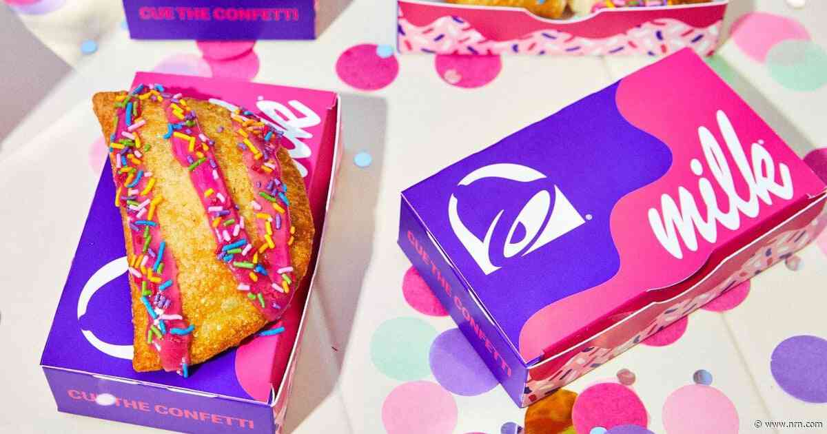 Taco Bell and Milk Bar introduce a Birthday Cake Empanada