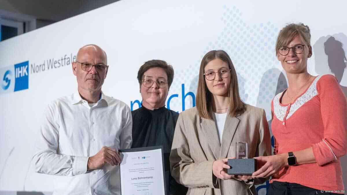 Note „sehr gut“ erreicht: Drensteinfurterin als Spitzen-Azubi ausgezeichnet