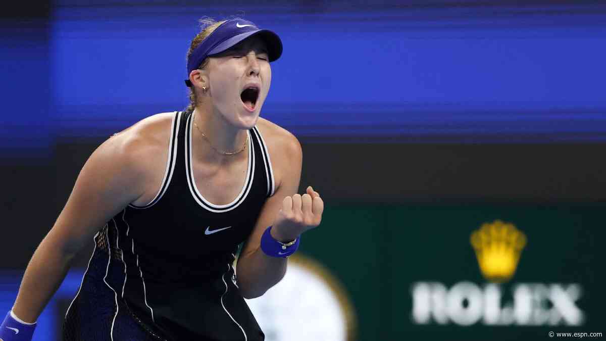 Andreeva, Bartunkova reach China Open semis