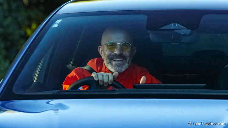 Enzo Maresca all smiles as Man City return to training after guilty verdict
