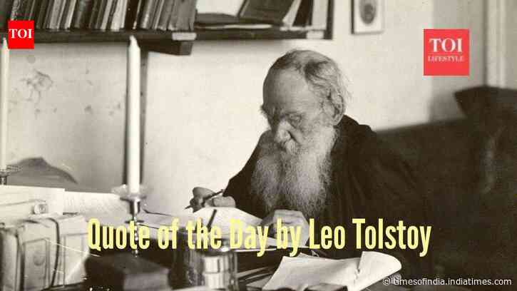 Quote of the Day by Leo Tolstoy: "A man is like a fraction whose numerator is what he is and whose denominator is..."