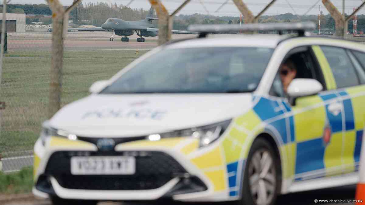 Two Latvian men arrested after alleged RAF base security breach