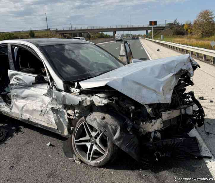 Petrolia man charged in Hwy.401 crash