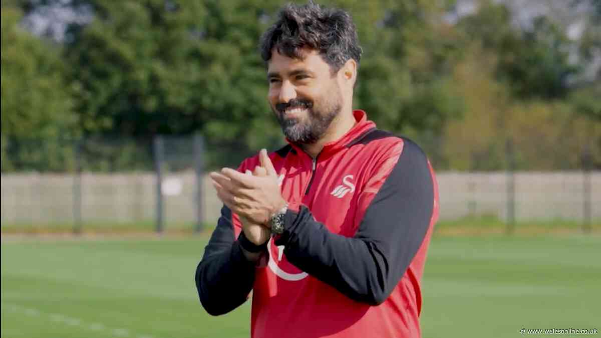 Vitor Matos' training ground address as whole Swansea City squad welcome back star