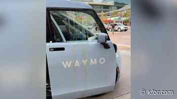 Waymo passenger records as man hurls eggs at the driverless vehicle
