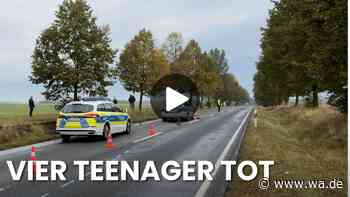 Trauer in Biesenthal: Vier junge Menschen bei Horror-Unfall getötet 