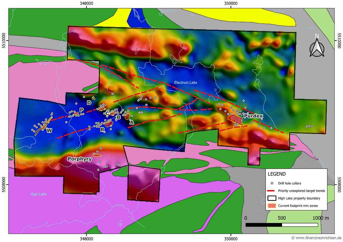 Total Metals Corp.: Total Metals mobilisiert Bohrgerät zu seinem hochgradigen Goldprojekt High Lake im Nordwesten von Ontario