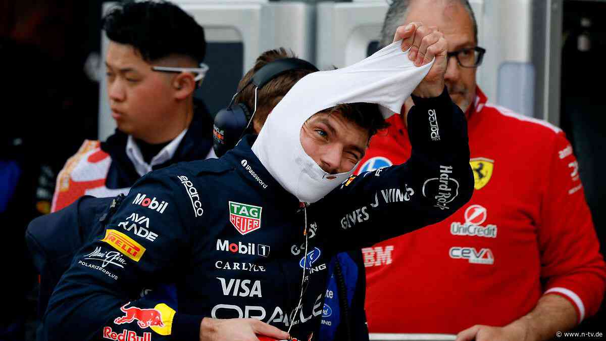 Extreme Bedingungen : Verstappen pfeift in Formel-1-Waschküche auf Kühlung