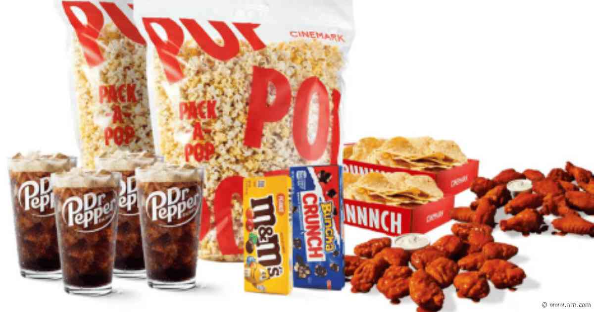 Cinemark theater chain makes a food delivery push