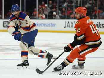 Edmonton Oilers defenceman Evan Bouchard taking strides toward superstardom