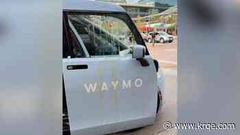 Waymo passenger records as man hurls eggs at the driverless vehicle