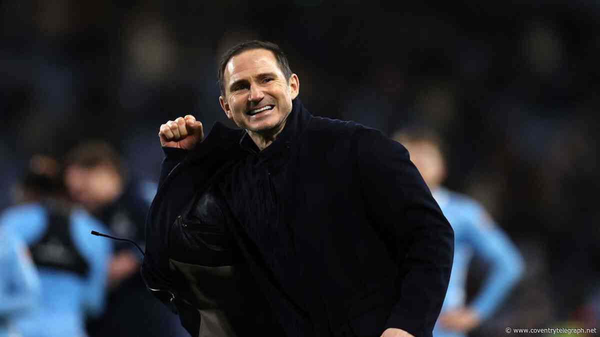 Frank Lampard draws inspiration from memorable match as Coventry City look for repeat in first time back under the lights