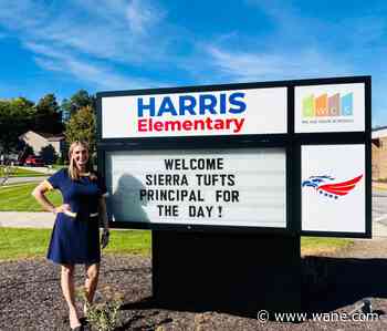 WANE 15's Sierra Tufts becomes 'Principal for a Day' at Harris Elementary