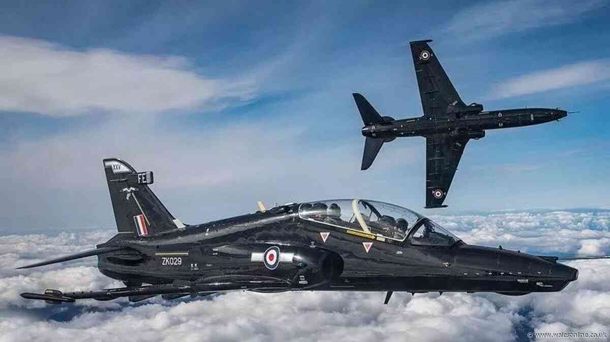 Hawk T2 jets return to North Wales skies after Anglesey crash