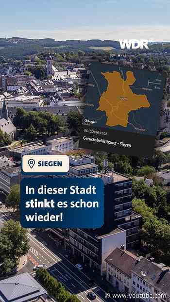 In Siegen stinkt's! Schon wieder! | WDR #news #shorts #siegen