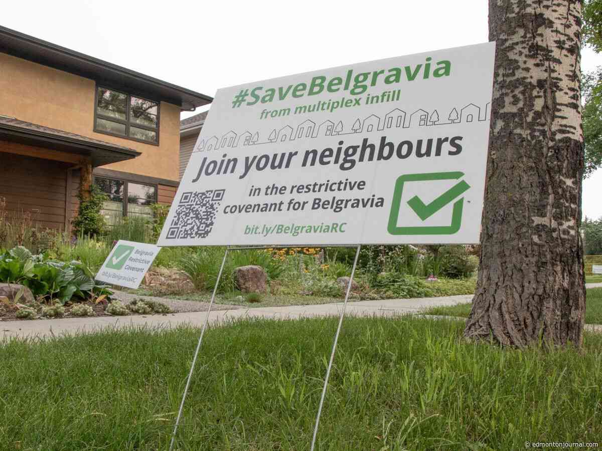 Opinion: Can restrictive covenants save Edmonton’s neighbourhoods?