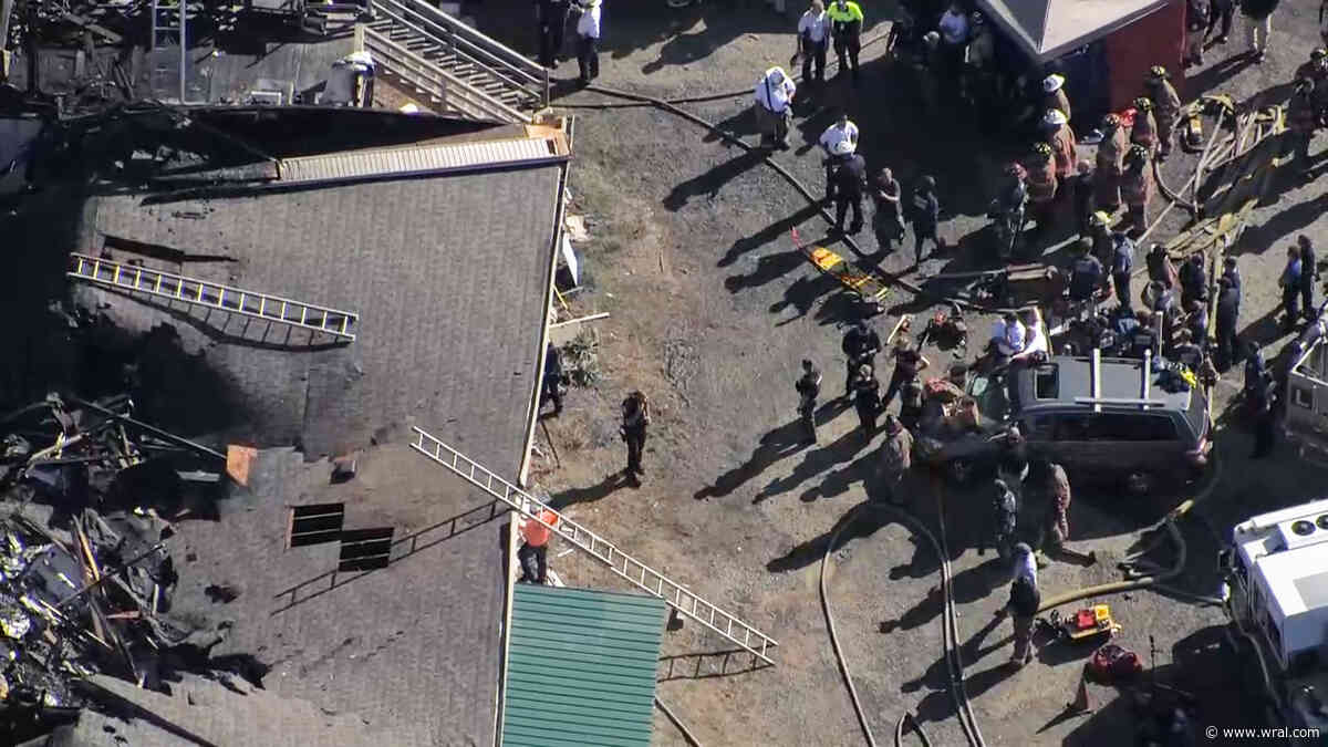 Durham firefighter dies after roof collapses in early-morning fire