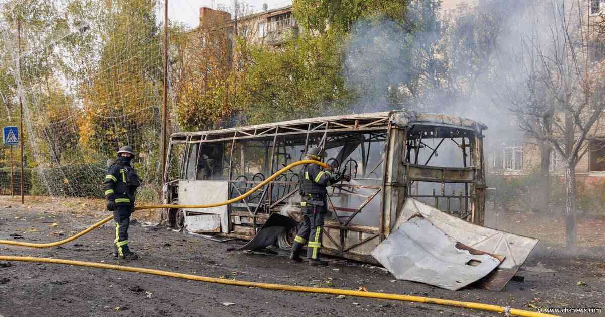 Russian guided missile kills 30 on packed Ukrainian city buses