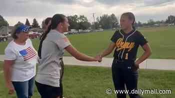 Jaw-dropping moment college softball player discovered her long-lost sister on opposing team