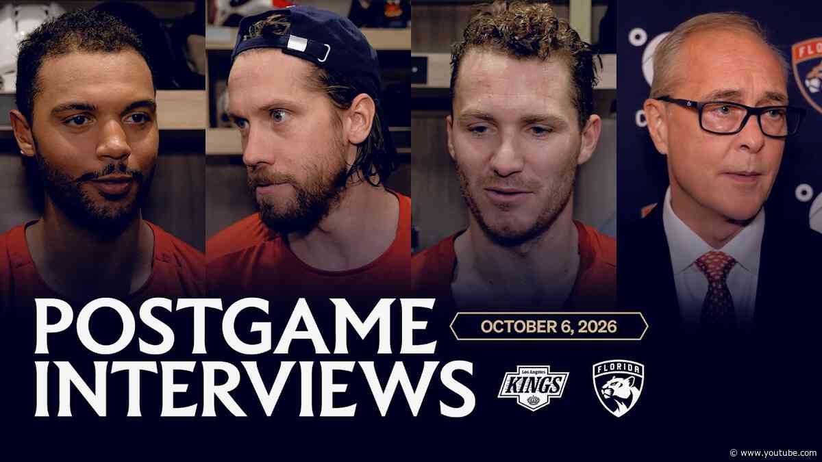 Postgame Reaction at Los Angeles | 10.06.26