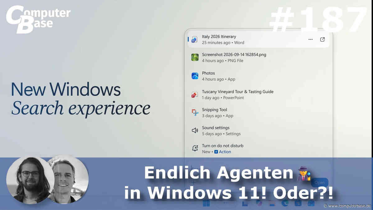 CB-Funk-Podcast #187: Endlich KI-Agenten in Windows 11 – oder?!