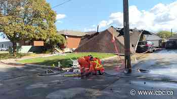 Firefighters respond to 2 separate building explosions in Hamilton