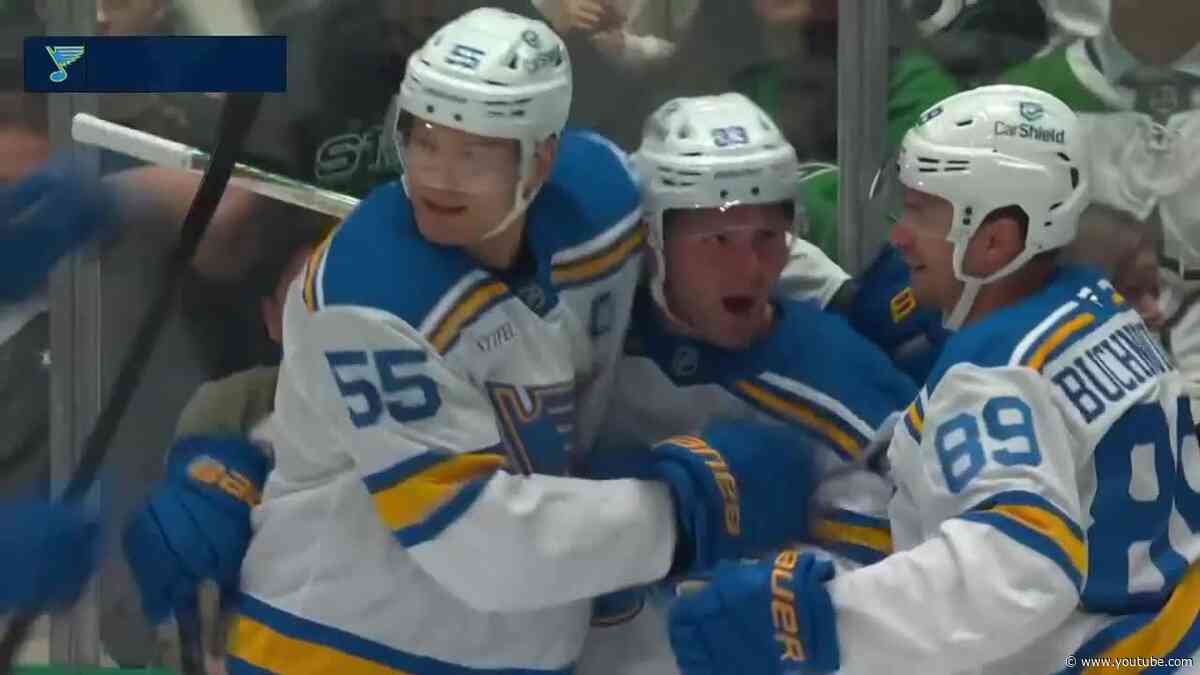 McTavish scores just 1:34 into St. Louis Blues debut