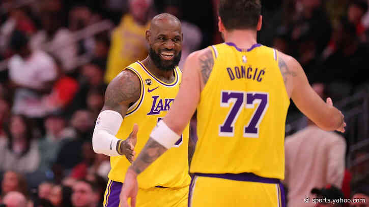 Luka Dončić said LeBron James reached out when he left the Lakers