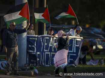 Photo gallery: Pro-Palestinian protesters gather in West Toledo