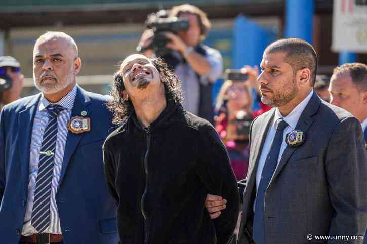Killer smile: Ex-boyfriend charged with pushing Bronx woman 15 stories to her death as her baby clings to life