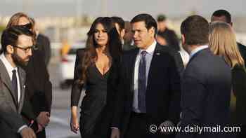 Testy Marco Rubio snaps at reporters as he's confronted with Kimberly Guilfoyle probe first exposed by Daily Mail