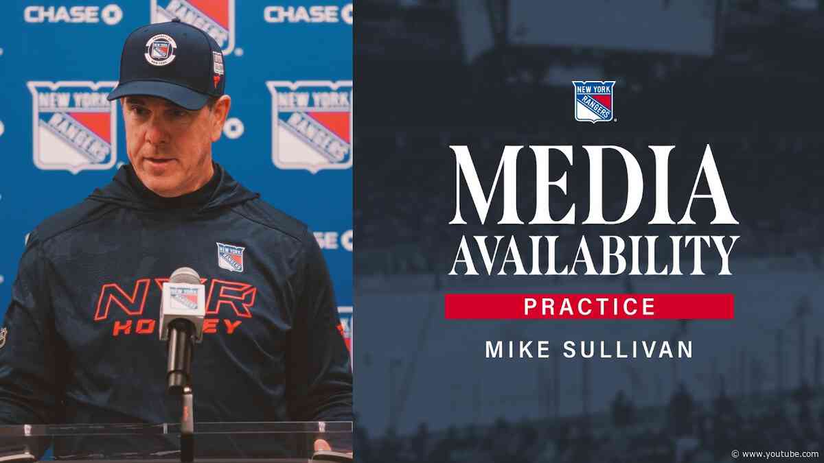 NYR Practice: Mike Sullivan Media Availability | Oct. 8, 2026