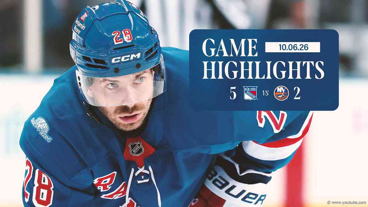 GAME HIGHLIGHTS | 2026-27: New York Rangers vs. New York Islanders (10/06/26)